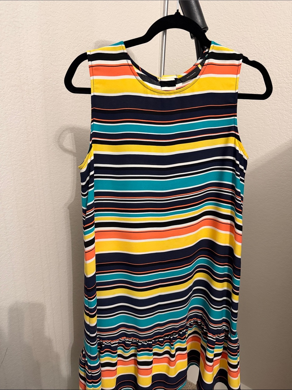 Sleeveless Multi-Stripe Women’s Dress